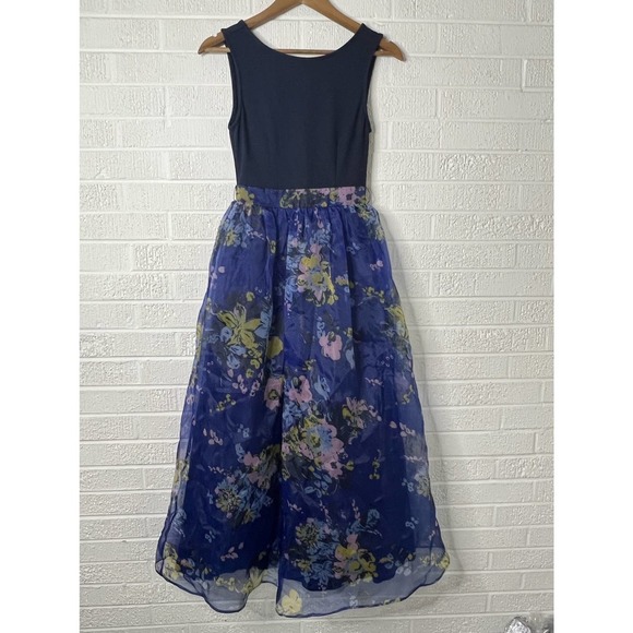 Modcloth dress array of invitations maxi tie waist size xs - Picture 4 of 11